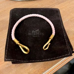 Hermes pink bracelet